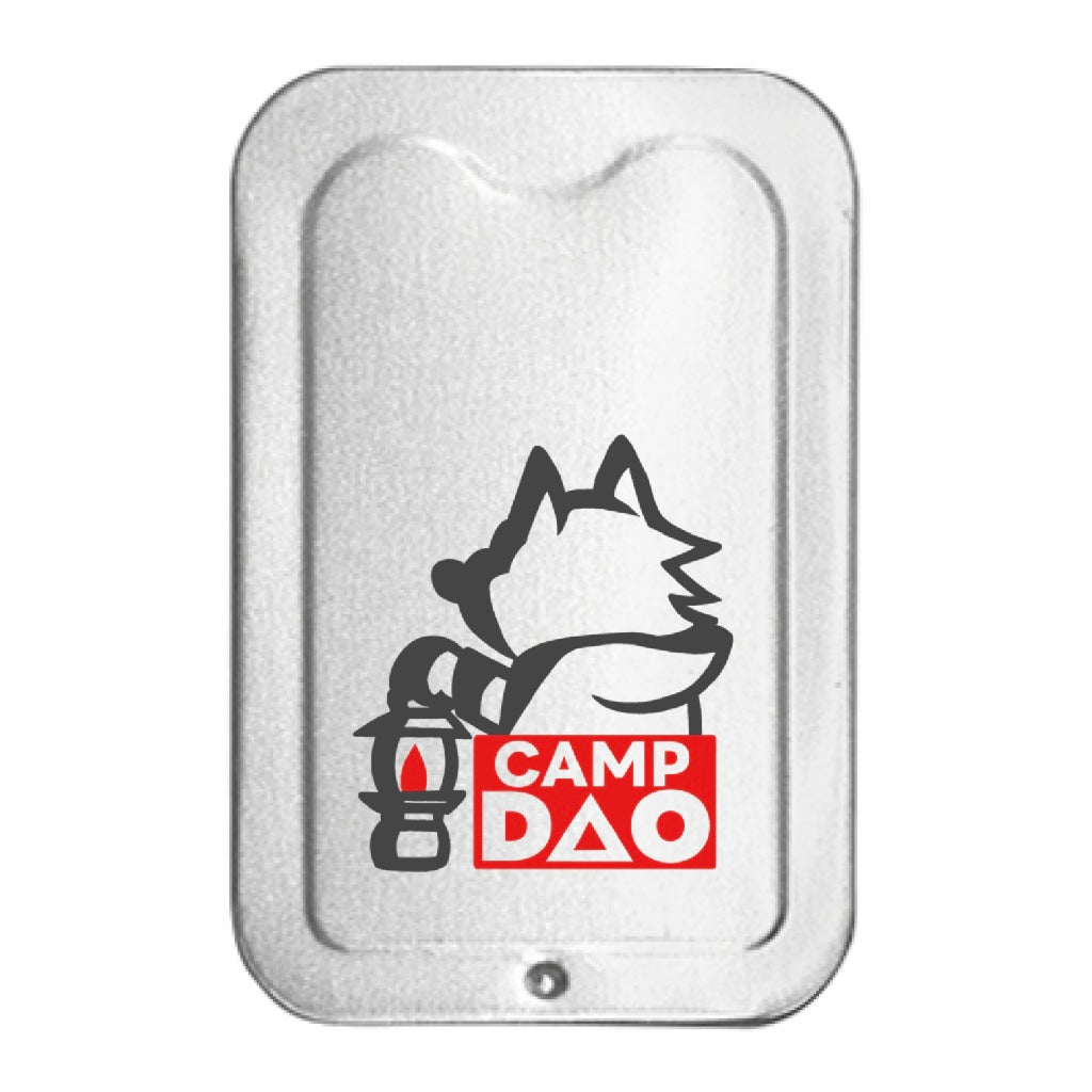 CampDaoロゴスライド缶ケース