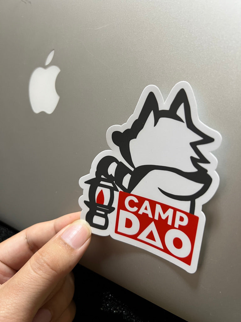 CampDaoロゴステッカー