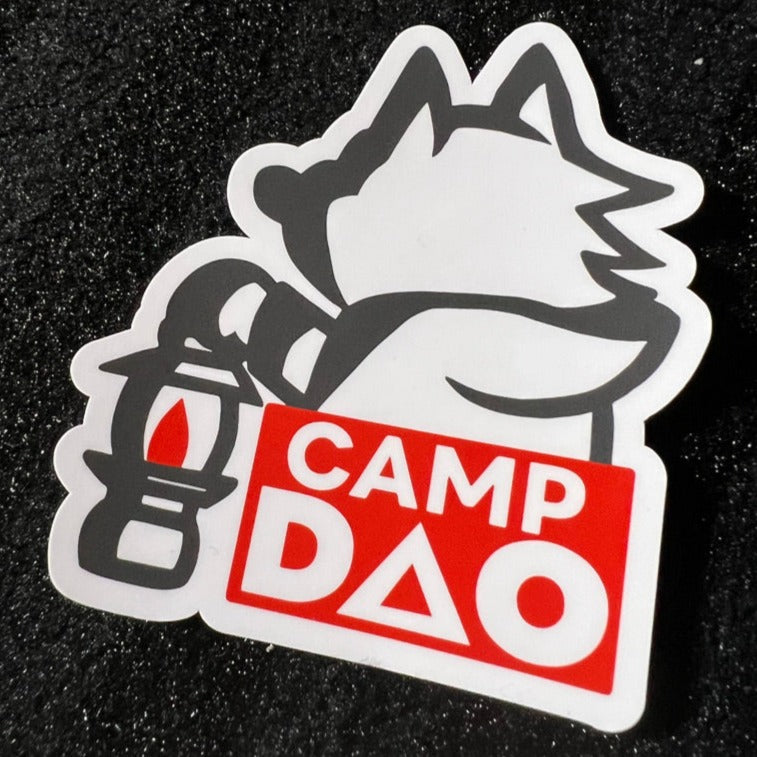 CampDaoロゴステッカー